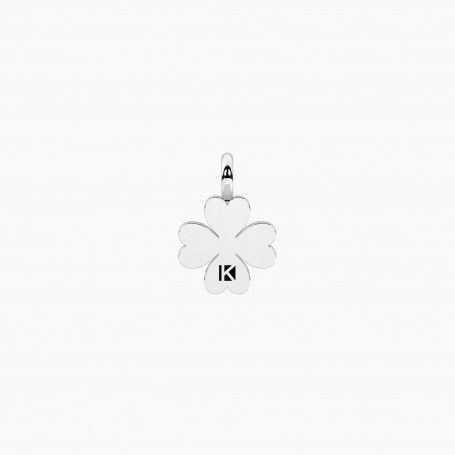 KIDULT - COLLEZIONE QUADRIFOGLIO - CIONDOLO A FORMA DI QUADRIFOGLIO CON CRISTALLI