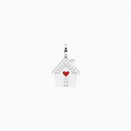KIDULT - COLLEZIONE CASETTA - CIONDOLO A FORMA DI CASA CON CRISTALLI