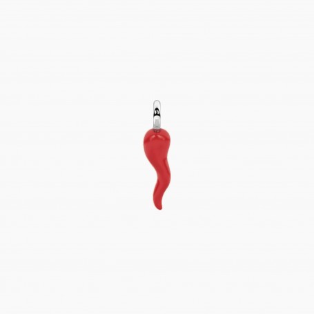 KIDULT - COLLEZIONE SCACCIAGUAI - CIONDOLO A FORMA DI CORNETTO ROSSO