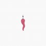 KIDULT - COLLEZIONE SCACCIAGUAI - CIONDOLO A FORMA DI CORNETTO ROSA