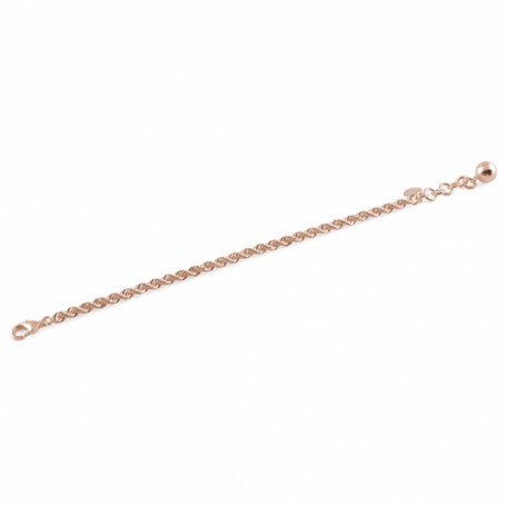 UNOAERRE - BRACCIALE DORATO ROSA KORDA
