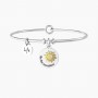 KIDULT - COLLEZIONE SORRISO - BRACCIALE RIGIDO CON CIONDOLO SOLE
