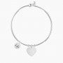 KIDULT - COLLEZIONE FAMIGLIA - BRACCIALE RIGIDO CON CUORE