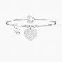KIDULT - COLLEZIONE FAMIGLIA - BRACCIALE RIGIDO CON CUORE