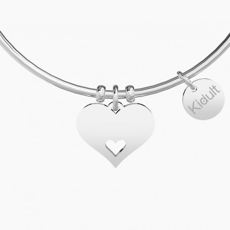 KIDULT - COLLEZIONE CUGINA - BRACCIALE RIGIDO CON CIONDOLO CUGINA