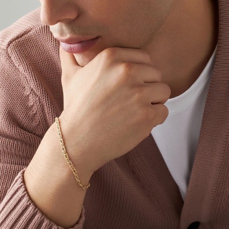 STROILI - BRACCIALE CATENA L'HOMME OR ORO GIALLO