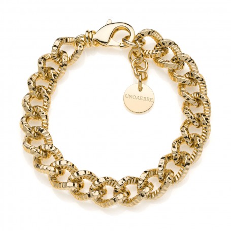 UNOAERRE - BRACCIALE GROUMETTE DIAMANTATO
