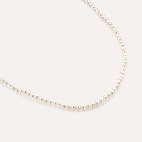 STROILI - COLLANA GABRIELLE ORO BIANCO PERLA D'ACQUA DOLCE