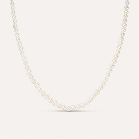 STROILI - COLLANA GABRIELLE ORO BIANCO PERLA D'ACQUA DOLCE