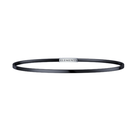 ELEMENTS - BRACCIALE IN ARGENTO BRUNITO