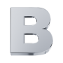 ELEMENTS - CHARM LETTERA B IN ORO BIANCO