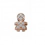 ELEMENTS - CHARM MAMMA IN ORO ROSA E DIAMANTI BIANCHI