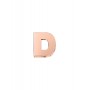 ELEMENTS - CHARM LETTERA D IN ORO ROSA