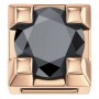 ELEMENTS - CHARM GRIFFE IN ORO ROSA E DIAMANTE NERO