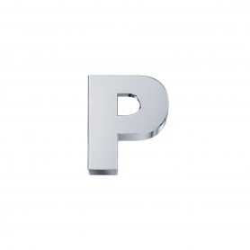 ELEMENTS - CHARM LETTERA P IN ORO BIANCO