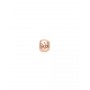 ELEMENTS - CHARM PALLINA IN ORO ROSA MARTELLATO
