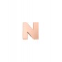 ELEMENTS - CHARM LETTERA N IN ORO ROSA