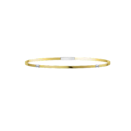 ELEMENTS - BRACCIALE IN ARGENTO DORATO