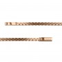 ELEMENTS - BRACCIALE MORBIDO A MAGLIA IN ARGENTO ROSE' CHIUSURA ELEMENTS