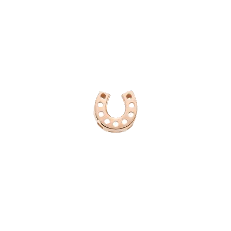 ELEMENTS - CHARM FERRO DI CAVALLO IN ORO ROSA