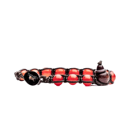 TAMASHII - BRACCIALE AGATA ROSSA FUOCO
