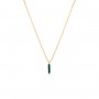 OPS - COLLEZIONE COLOR LETTER - COLLANA CON LETTERA I CON SMALTO COLORATO