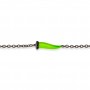MANO J - BRACCIALE CHARMS CON CORNETTO SMALTATO VERDE