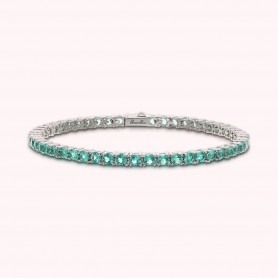 BRONZALLURE - BRACCIALE TENNIS CON CUBIC ZIRCONIA TONDE