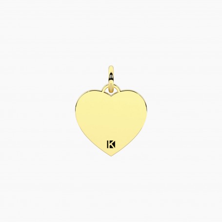 KIDULT - COLLEZIONE GRAZIE DI CUORE - CIONDOLO DORATO GRAZIE DI CUORE