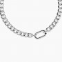 KIDULT - COLLEZIONE CUBANO - BRACCIALE COMPONIBILE CATENA MAGLIA ALLUNGATA E GROUMETTE