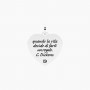 KIDULT - COLLEZIONE PERSONA SPECIALE - CIONDOLO A FORMA DI CUORE CON FRASE DICKENS