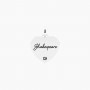 KIDULT - COLLEZIONE CHI SEMINA AMORE - CIONDOLO CUORE CON FRASE SHAKESPEARE