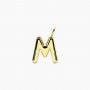 KIDULT - COLLEZIONE INIZIALE - CIONDOLO DORATO LETTERA "M"