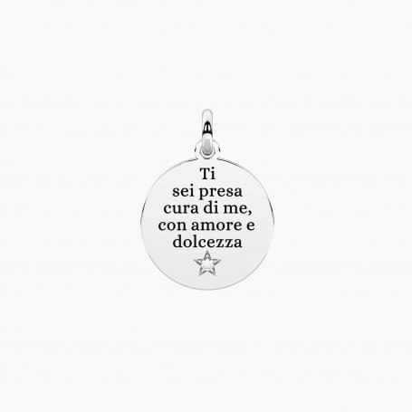KIDULT - COLLEZIONE NONNA MIGLIORE DEL MONDO - CIONDOLO CON FRASE PER LA NONNA