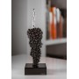 SEQUENZE - SCULTURA UVA NERA IN RESINA E POLVERE DI MARMO - COLLEZIONE LA TRADIZIONE