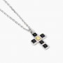 MABINA - COLLEZIONE MYSTICAL - COLLANA CROCE CON ZIRCONI