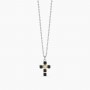 MABINA - COLLEZIONE MYSTICAL - COLLANA CROCE CON ZIRCONI