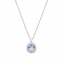 AMEN - COLLANA ROYAL LADY ZIRCONE ACQUAMARINA