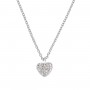 AMEN - COLLANA "CUORE" IN ARGENTO CON ZIRCONI
