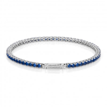 UNOAERRE - BRACCIALE TENNIS BLU