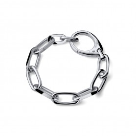 UNOAERRE - BRACCIALE ARGENTATO CHIUSURA MAXI