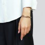 UNOAERRE - BRACCIALE CON MAGLIA IN ZIRCONI