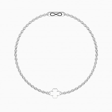 KIDULT - QUADRIFOGLIO - BRACCIALE CON QUADRIFOGLIO E CHIUSURA NON REVERSIBILE
