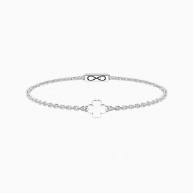 KIDULT - QUADRIFOGLIO - BRACCIALE CON QUADRIFOGLIO E CHIUSURA NON REVERSIBILE