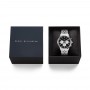 DANIEL WELLINGTON - OROLOGIO ICONIC CHRONOGRAPH ARCH 5-LINK ONYX PANDA SILVER - 42MM