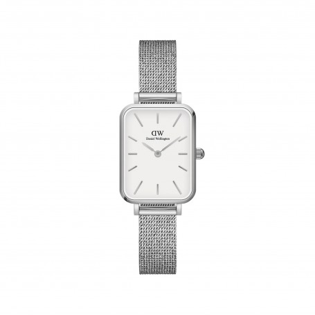 DANIEL WELLINGTON - OROLOGIO QUADRO PRESSED STERLING - 20X26MM