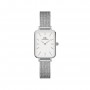 DANIEL WELLINGTON - OROLOGIO QUADRO PRESSED STERLING - 20X26MM