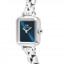 DANIEL WELLINGTON - OROLOGIO QUADRO MINI ARCH 3-LINK ARTIC SUNRAY SILVER - 15.4X18.2MM