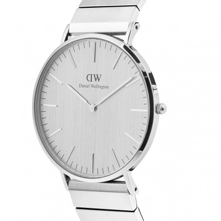 DANIEL WELLINGTON - OROLOGIO CLASSIC PIANO LINK SILVER UNITONE - 40MM