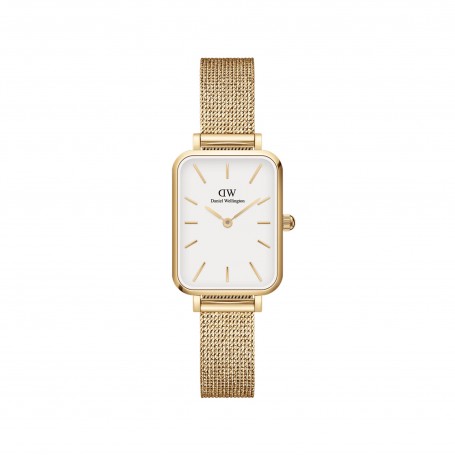 DANIEL WELLINGTON - OROLOGIO QUADRO PRESSED EVERGOLD - 20X26MM